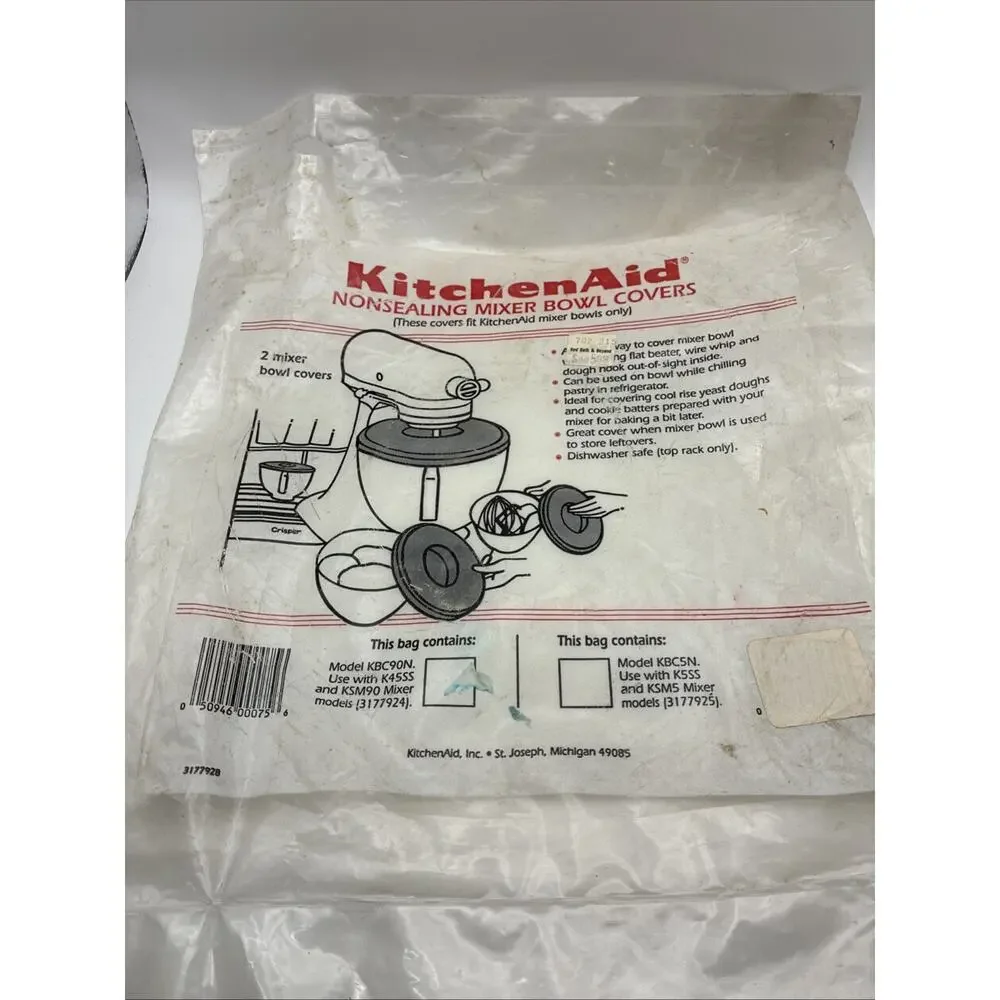 KitchenAid Nonsealing Mixer Bowl Cover 1 Pack D- 242841-1